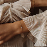 Kinn - Solitaire Round Diamond Bracelet