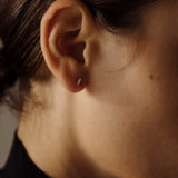 Kinn - Penelope Bar Stud Earrings Diamond