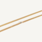 Kinn - Petite Capri Curb Chain Bracelet Diamond