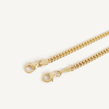 Kinn - Petite Capri Curb Chain Bracelet Diamond