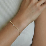 Kinn - Petite Capri Curb Chain Bracelet Diamond