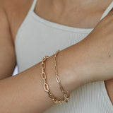 Kinn - Paperclip Link Chain Bracelet