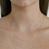 Kinn - Micro Rolo Link Chain Necklace
