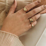 Kinn - Bold Heart Signet Ring