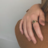 Kinn - Bold Heart Signet Ring