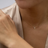 Kinn - Solitaire Marquise Diamond Necklace
