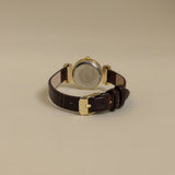 Kinn - Vintage Quartz Circle Leather Strap Watch