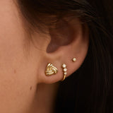 Kinn - Eula Knot Stud Earrings