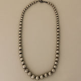Kinn - Vintage Silver Beaded Necklace