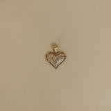 Kinn - Vintage 10k Heart Diamond Pendant
