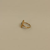 Kinn - Vintage 14k Black Heart Diamond Ring