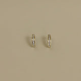 Kinn - Vintage 14k J Diamond Earrings