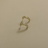 Kinn - Vintage 14k J Diamond Earrings