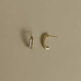 Kinn - Vintage 14k J Diamond Earrings