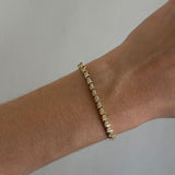 Kinn - Vintage 14k S Link Tennis Bracelet