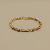 Kinn - Vintage 18k Ruby Tennis Bracelet