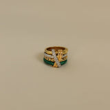 Kinn - Vintage 4 Ridge X Ring 18k
