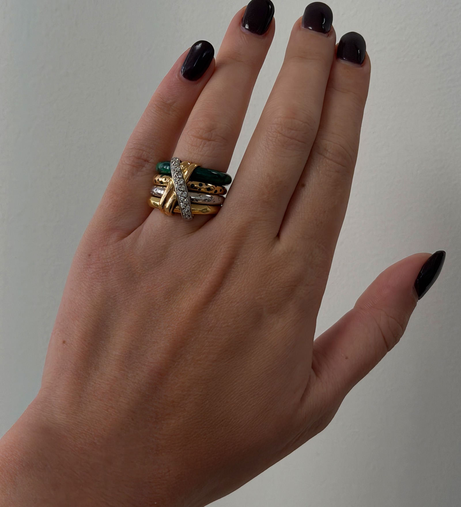 Kinn - Vintage 4 Ridge X Ring 18k