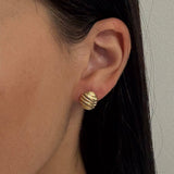 Kinn - Vintage Croissant Earrings