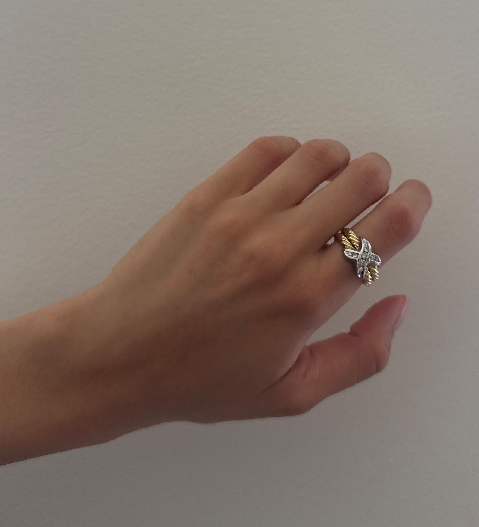 Kinn - Vintage X 14k Diamond Ring