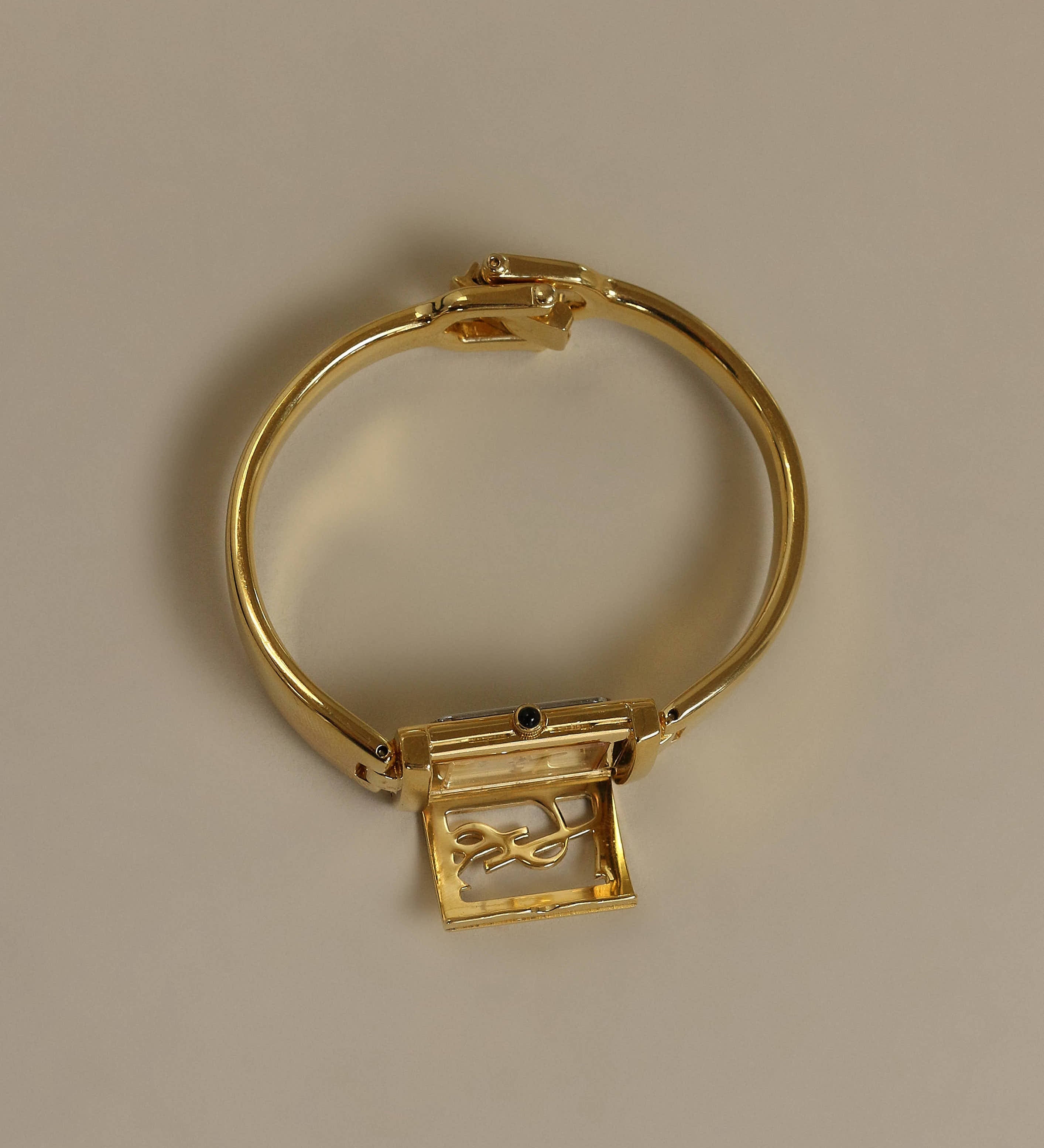 Kinn - Vintage YSL Gold Bangle Watch