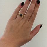 Kinn - Vintage 14k Blue Sapphire Ring