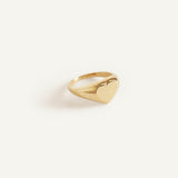Kinn - Bold Heart Signet Ring