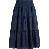 Cartolina - PF26 Kylie Midi Skirt - Midnight Blue