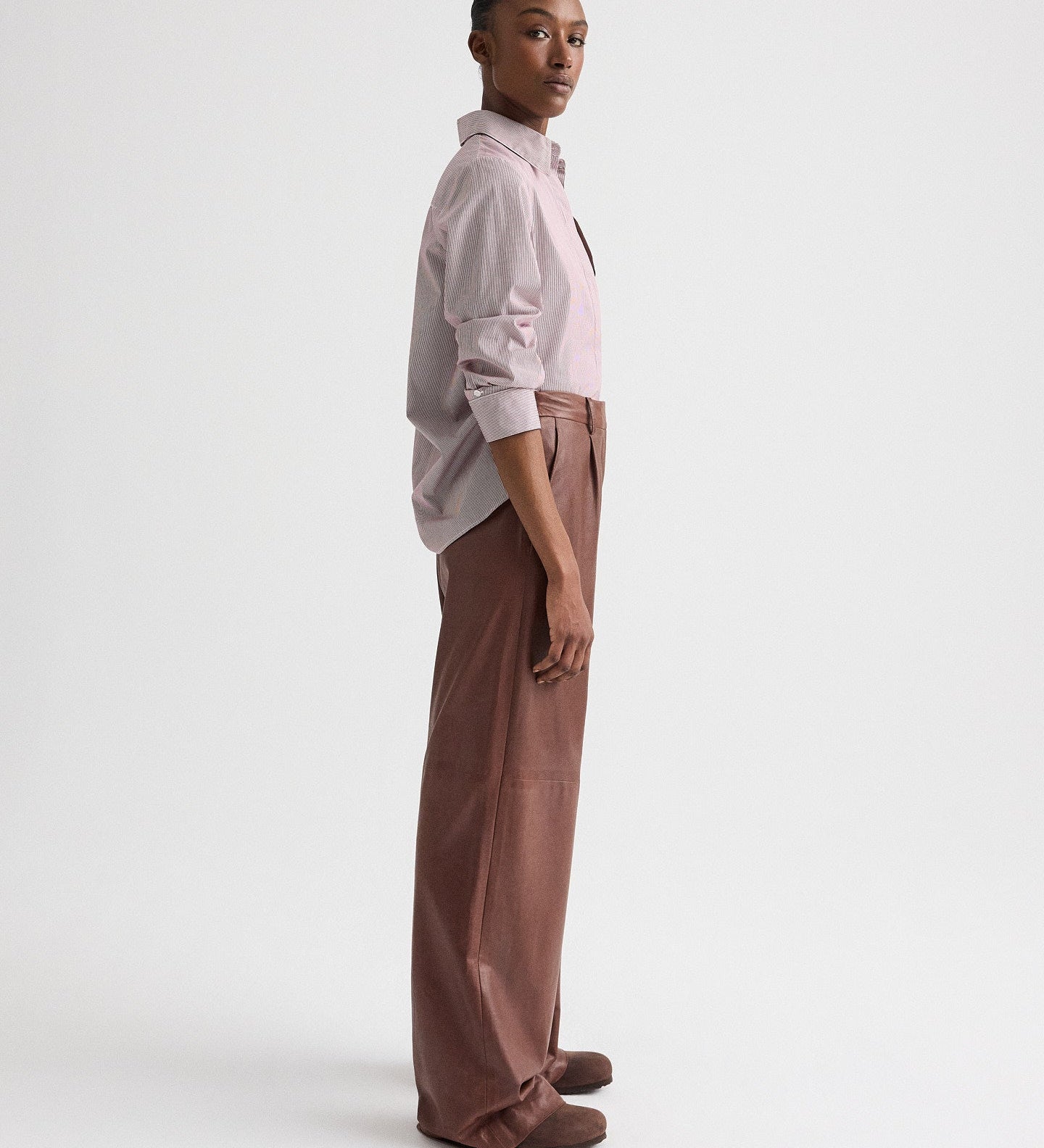 TWP - Leather Hudson St Pant in Paper Leather