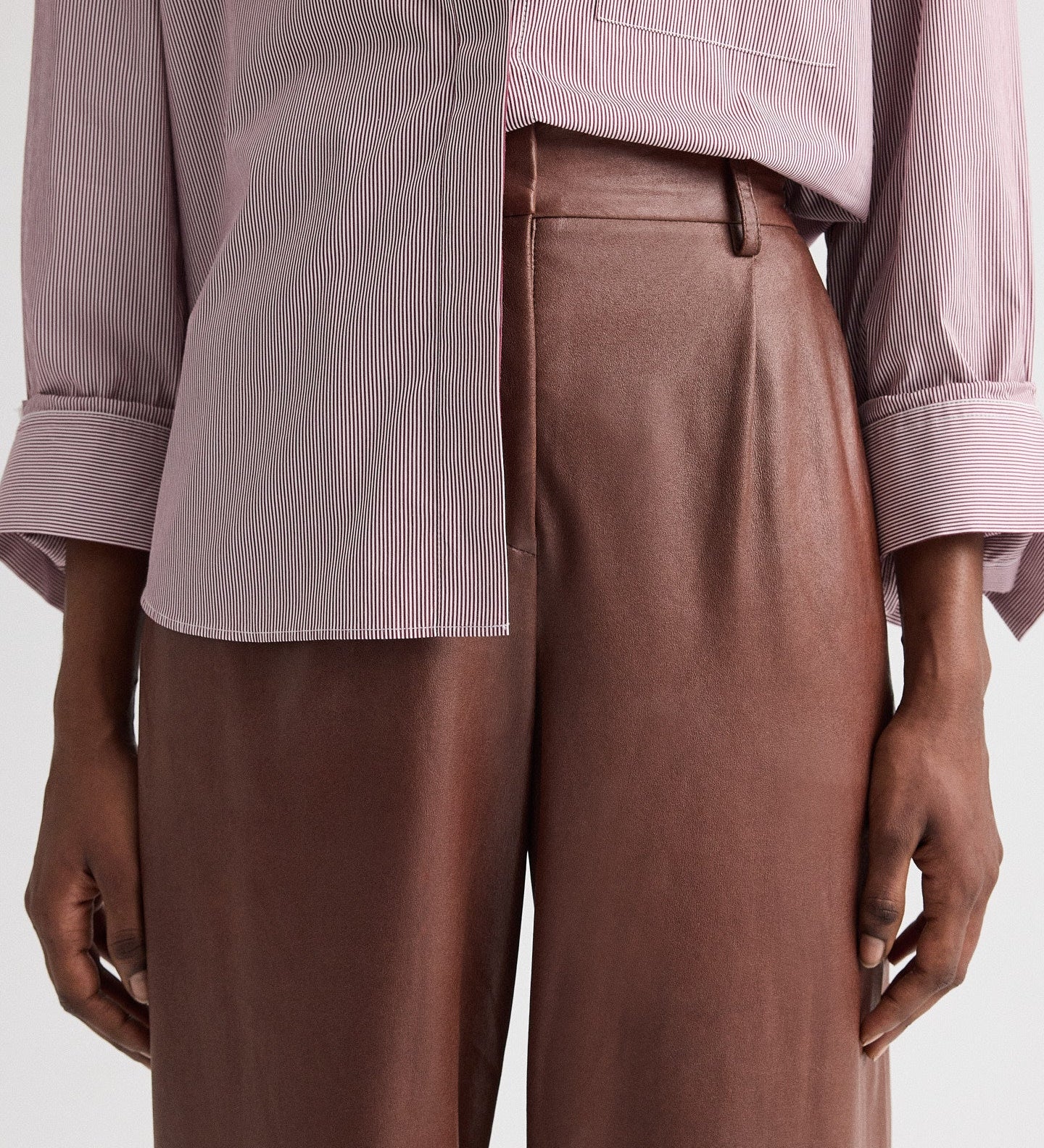 TWP - Leather Hudson St Pant in Paper Leather
