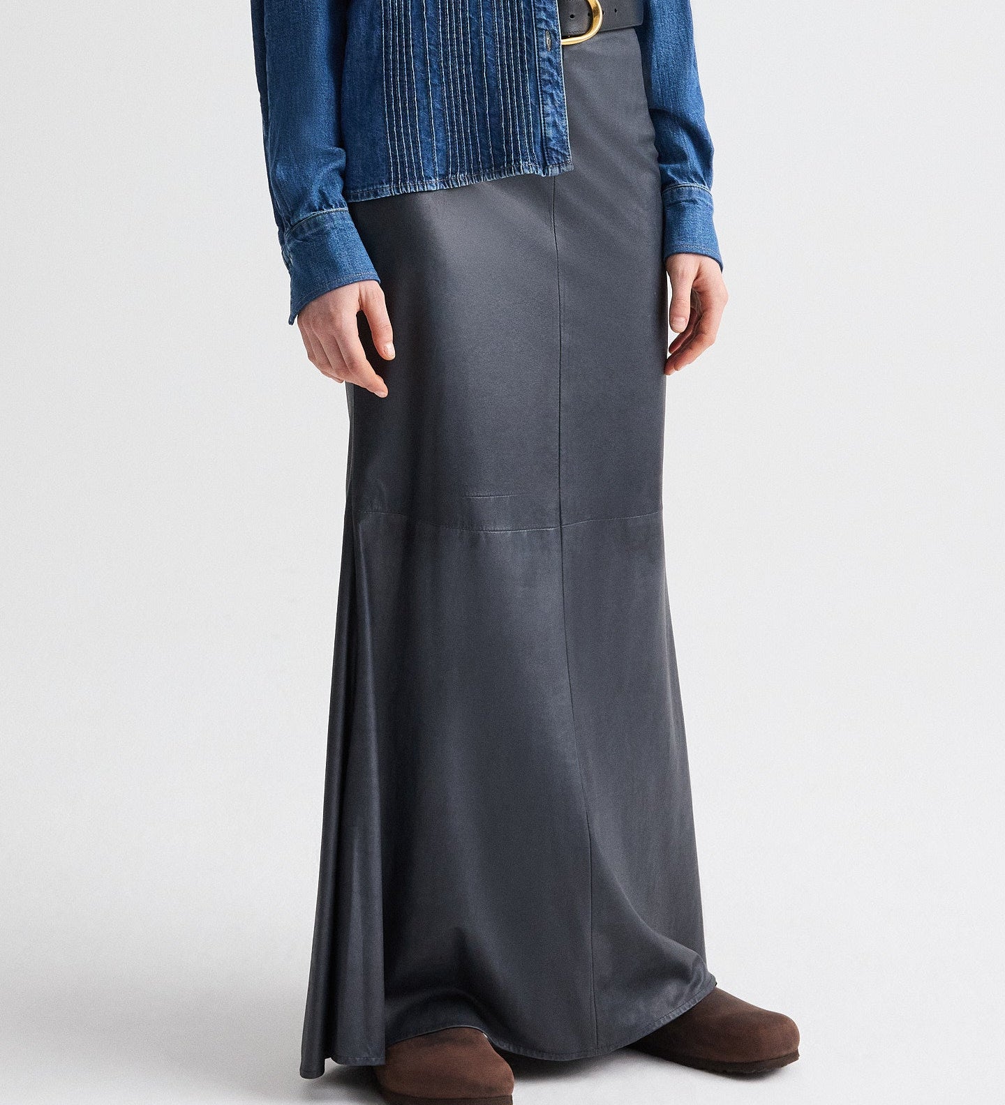 TWP - At Last Skirt in Paper Leather