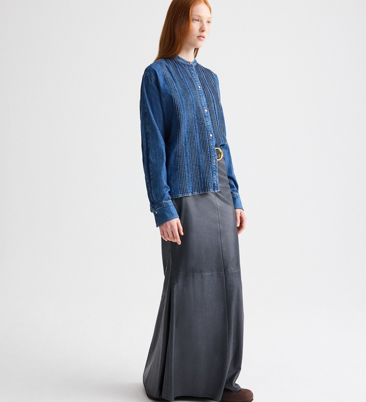 TWP - At Last Skirt in Paper Leather