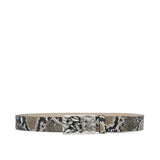 L'AGENCE - Chara Snake - Embossed Leather Belt