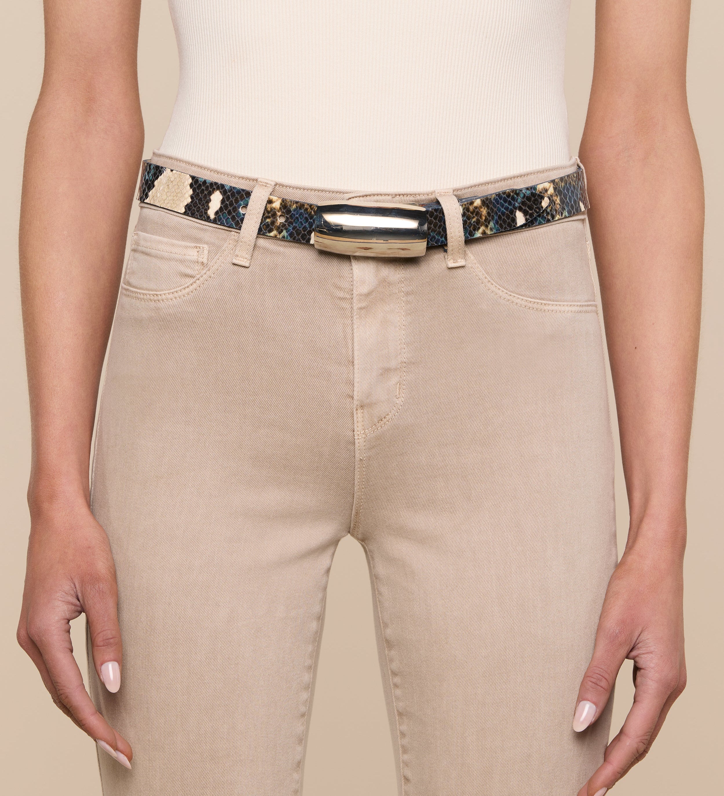 L'AGENCE - Marlowe Leather Belt