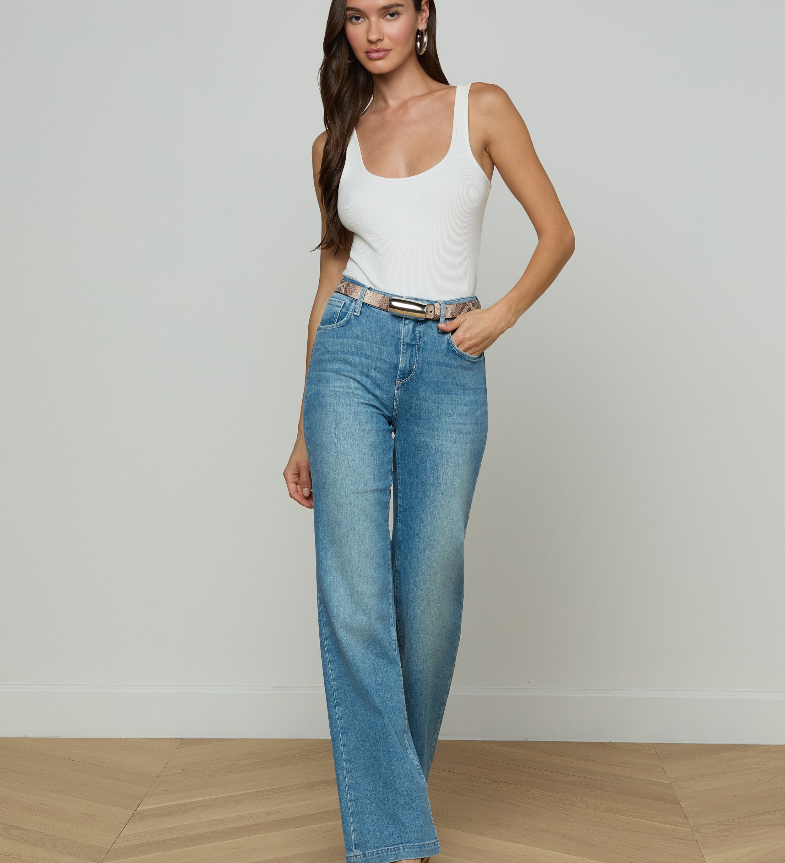 L'AGENCE - Marlowe Leather Belt