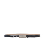 L'AGENCE - Elyse Croc - Embossed Leather Belt