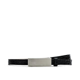 L'AGENCE - Elyse Croc - Embossed Leather Belt