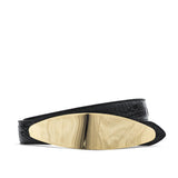 L'AGENCE - Maroux Croc - Embossed Leather Belt