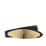L'AGENCE - Maroux Croc - Embossed Leather Belt