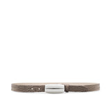L'AGENCE - Marlowe Croc - Embossed Leather Belt