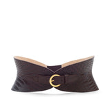 L'AGENCE - Alexandra Croc - Embossed Corset Belt