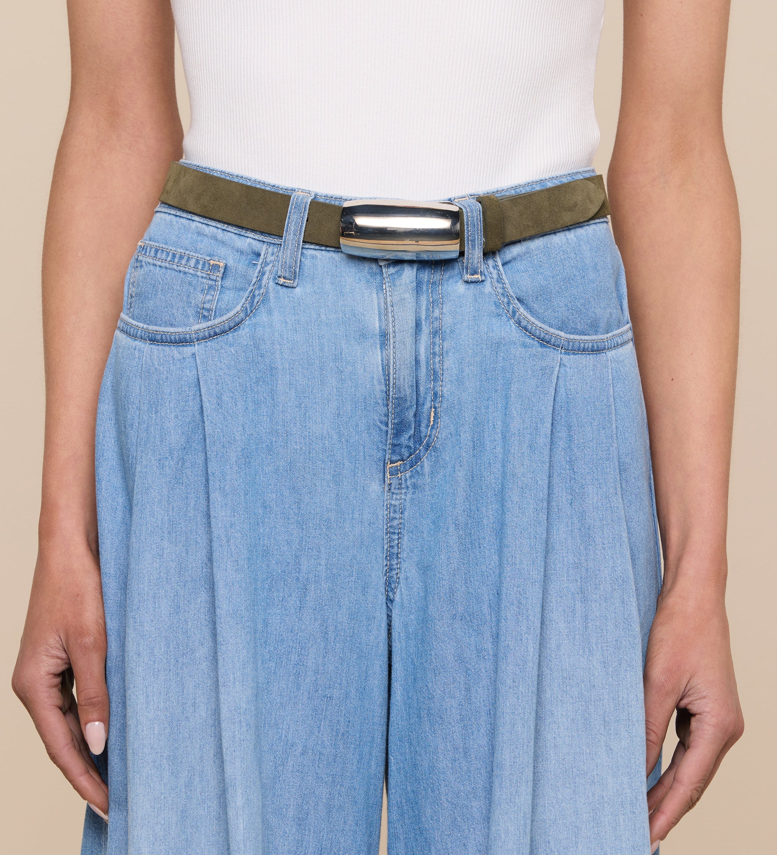 L'AGENCE - Marlowe Suede Belt