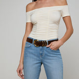 L'AGENCE - Tobar Suede Belt