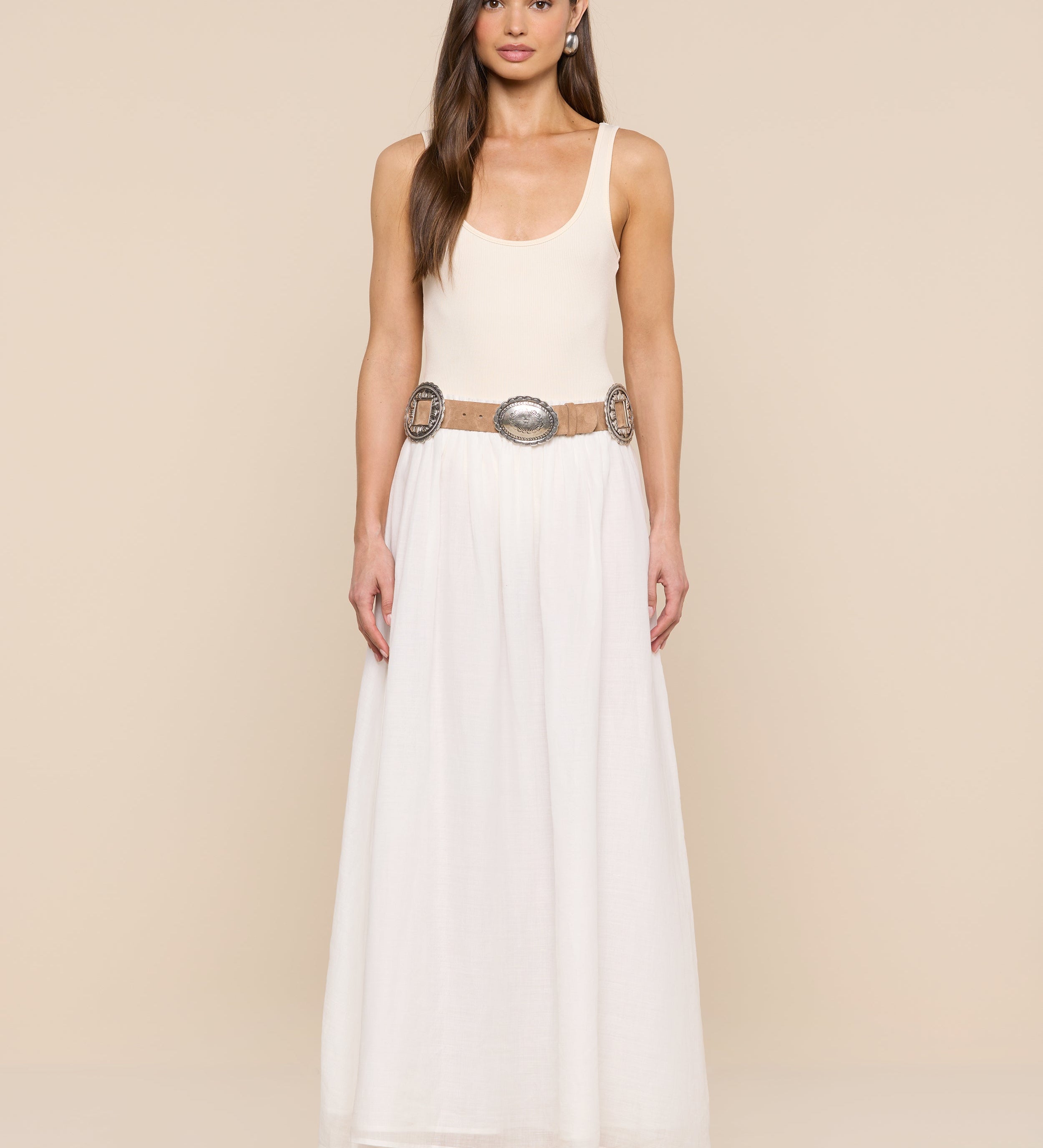 L'AGENCE - Austin Suede Concho Belt