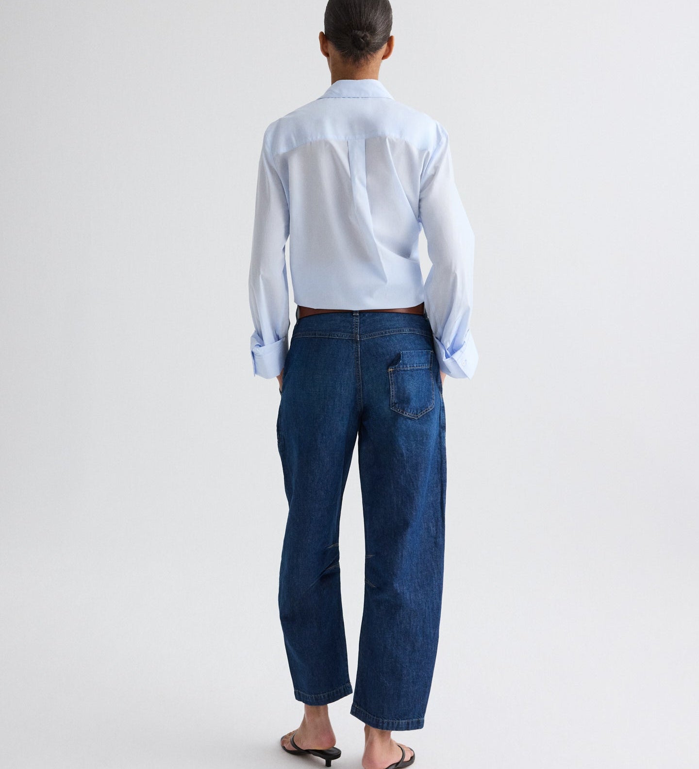TWP - Jetties Beach Pant in Linen Cotton Denim