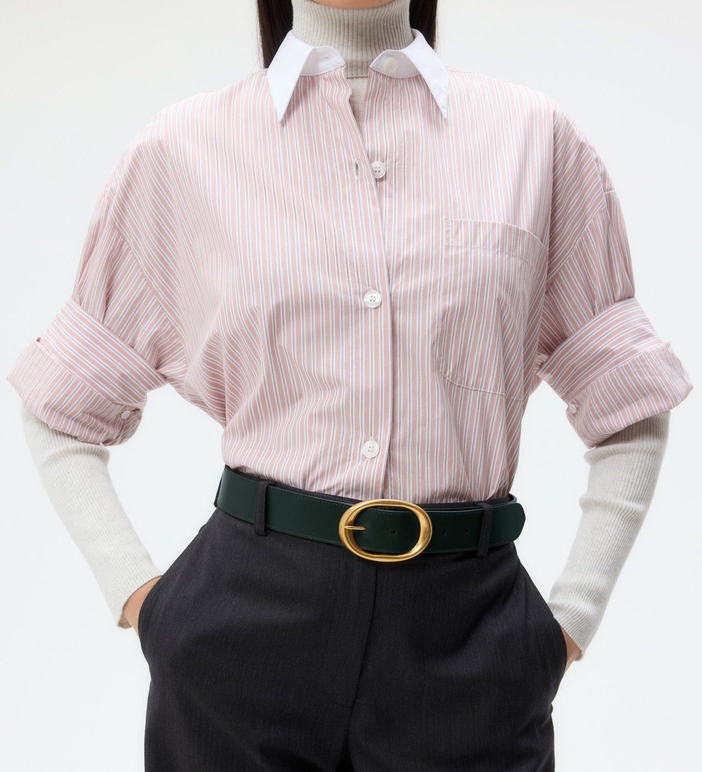 TWP - Wide Belt in Leather