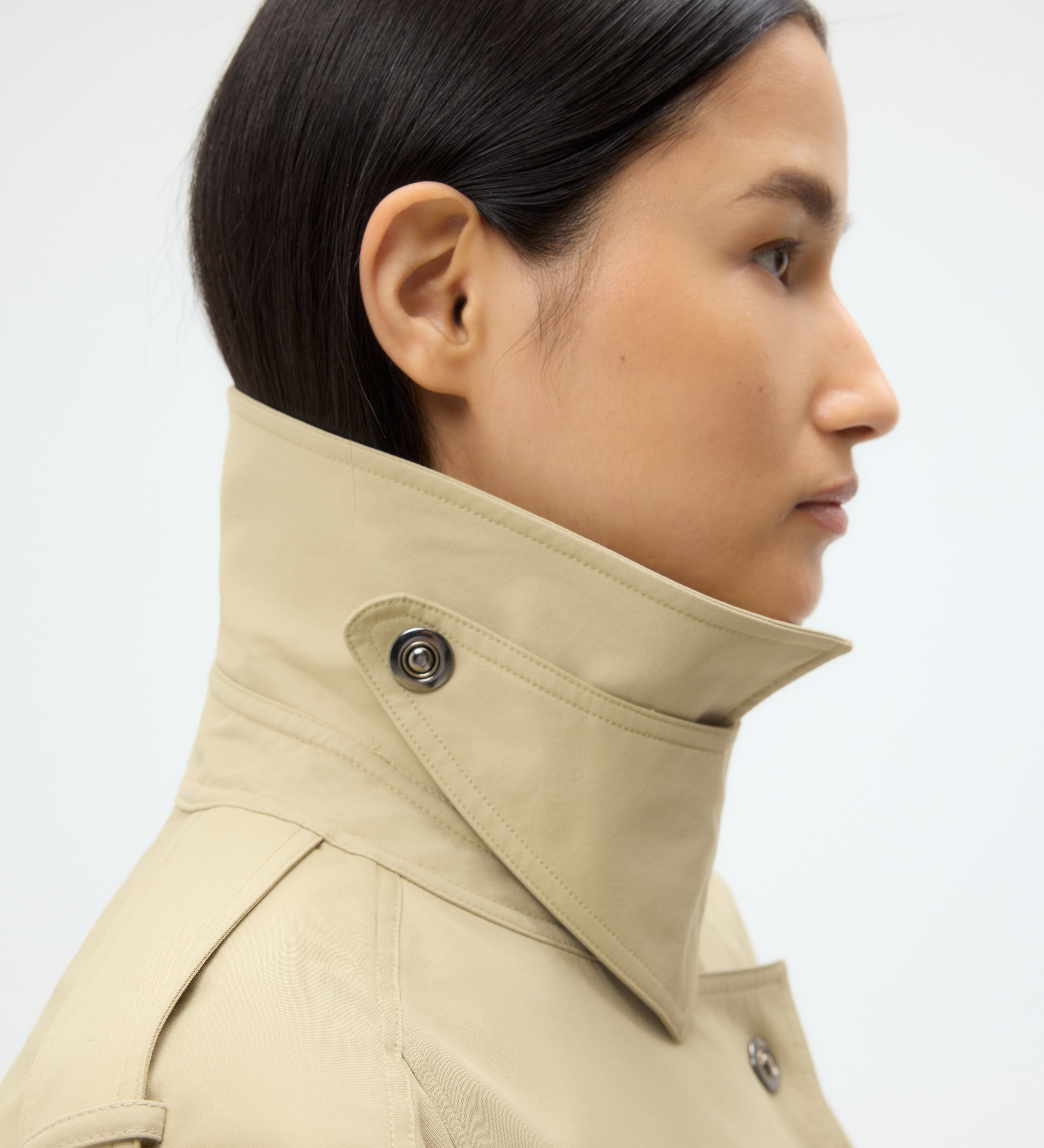 TWP - Long Bogie Coat in Waterproof Canvas