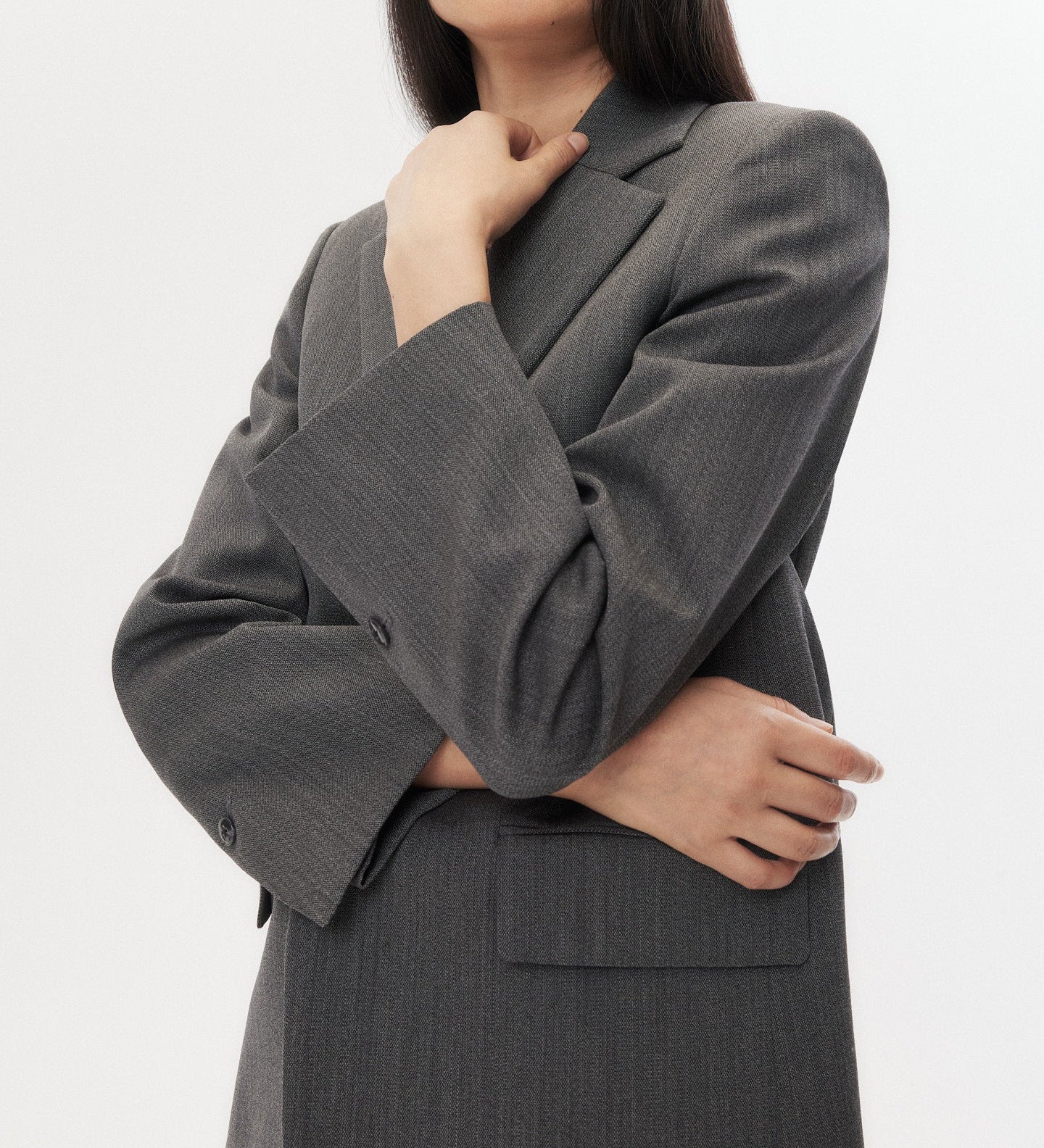 TWP - Jillian Blazer in Structured Wool Suiting