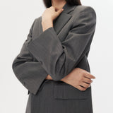 TWP - Jillian Blazer in Structured Wool Suiting