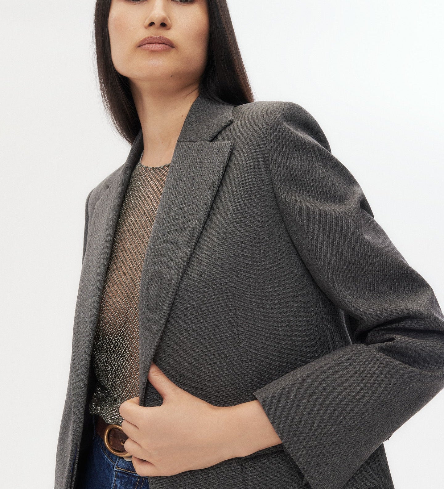 TWP - Jillian Blazer in Structured Wool Suiting
